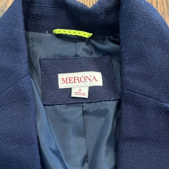 Merona women’s blazer- navy blue - Picture 2 of 4